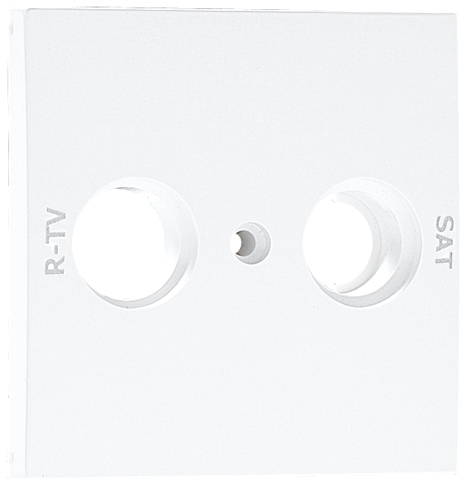 Cover Plate for R TV - SAT Socket Multibrand 2 Outputs
