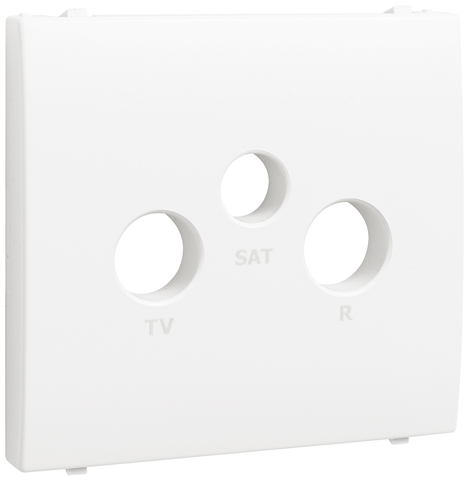 Cover Plate for R - TV - SAT Sockets