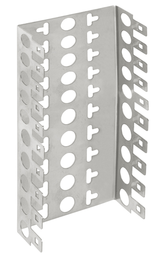 Soporte Metálico para 10 DDE/DDS (Altura 22mm)