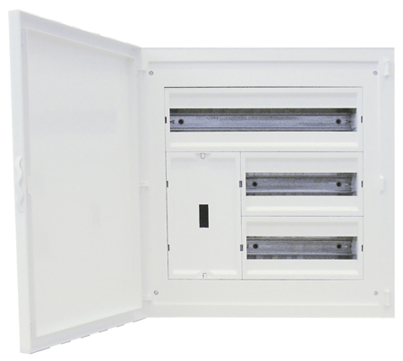 Cuadro de Entrada de Empotrar Completo - 44 Módulos (2x12+1x20)+ICP